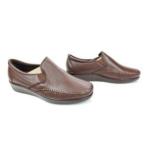 SAS Women's Shoes Dream Loafer Brown 9 W Comfort